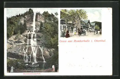 AK Oker, Hotel Romkerhalle, Romker Wasserfall