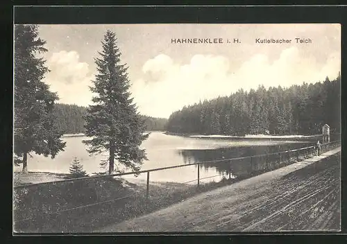 AK Hahnenklee / Harz, Kuttelbacher Teich