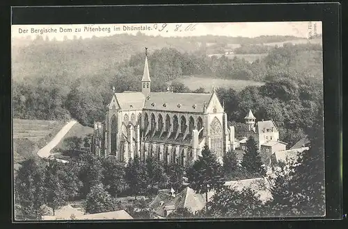 AK Altenberg / Dhünntal, Blick zum Bergischen Dom