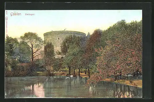 AK Goslar, Blick zum Zwinger