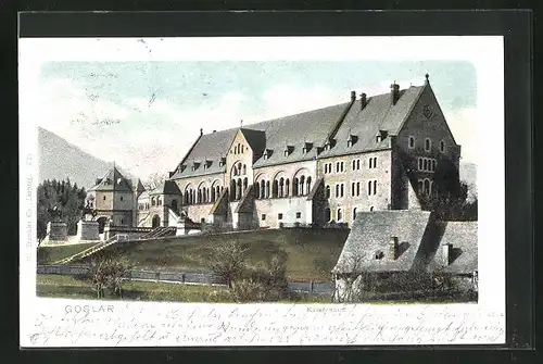 AK Goslar, Blick zum Kaiserhaus
