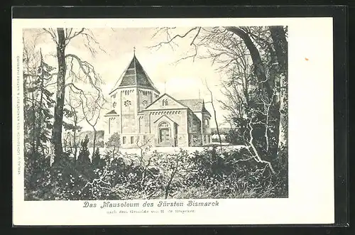 AK Friedrichsruh, Das Mausoleum des Fürsten Birmarck