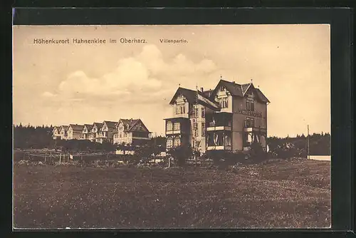 AK Hahnenklee i. Oberharz, Villenpartie