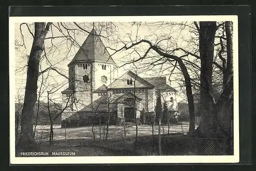 AK Friedrichsruh, Partie am Mausoleum