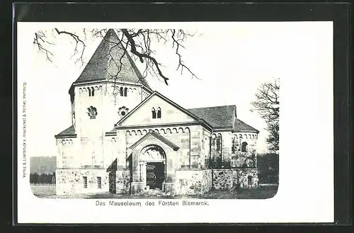 AK Friedrichsruh, Das Mausoleum des Fürsten Bismarck
