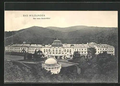 AK Bad Wildungen, Das neue Badehotel