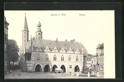 AK Goslar / Harz, Rathaus