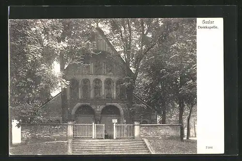 AK Goslar / Harz, Domkapelle, Aussenansicht