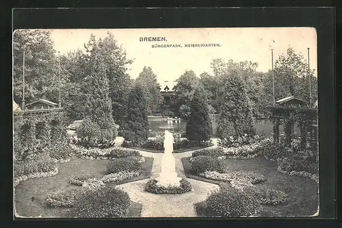 AK Bremen, Meiereigarten im Bürgerpark