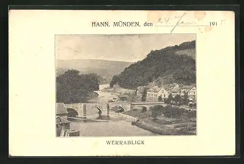 AK Hann.-Münden, Werrablick