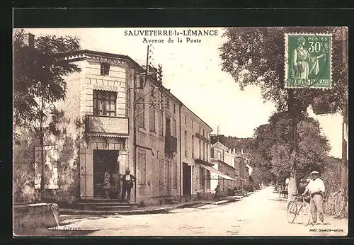 AK Sauveterre-la-Lémance, Avenue de la Poste