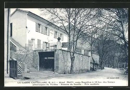 AK La Garde-Castellane, Hotel Galli