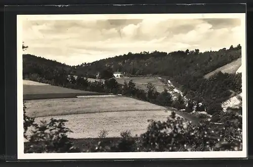 AK Landpoststempel Niederfrauendorf über Dippoldiswalde