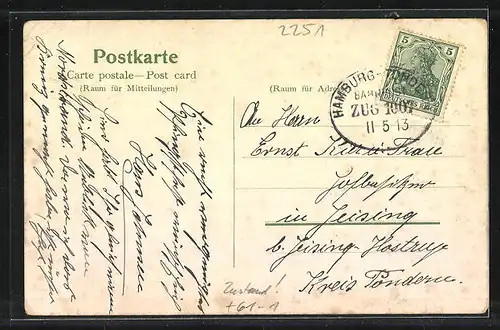 AK Nordstrand, Landkarte von der Insel