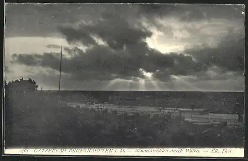 AK Brunshaupten / Ostseebad, Strandpartie