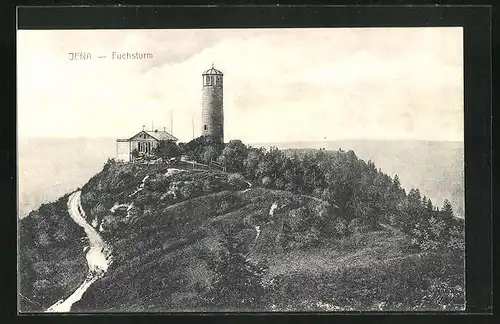 AK Jena, Blick zum Fuchsturm