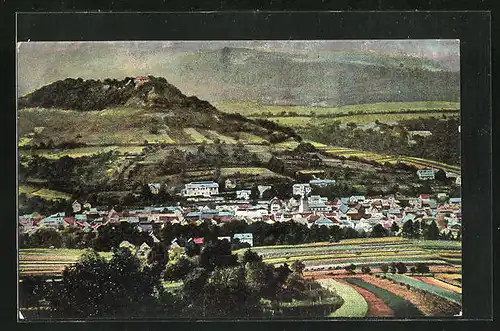 AK Bad Blankenburg / Thür., Ortsansicht aus der Vogelschau