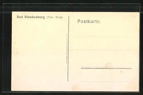 AK Bad Blankenburg / Thür., Ortsansicht aus der Vogelschau