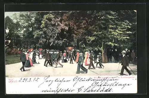 AK Kiel, Promenaden-Concert im Schlossgarten