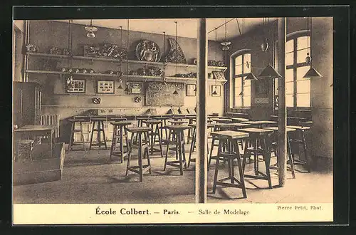 AK Paris, École Colbert, Salle de Modelage