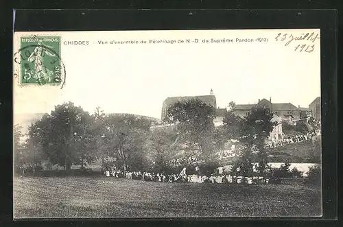 AK Chiddes, Vue d`ensemble du Pélerinage de N.-D. du Supreme Pardon (1912)