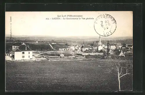 AK Lauzès, La Gendarmerie et Vue générale