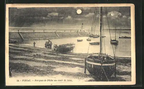 AK Piriac, Barques de Peche au clair de lune