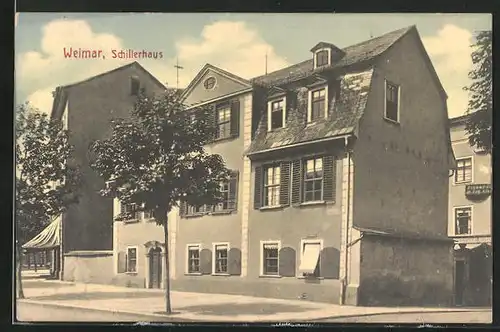 AK Weimar, Vor dem Schillerhaus