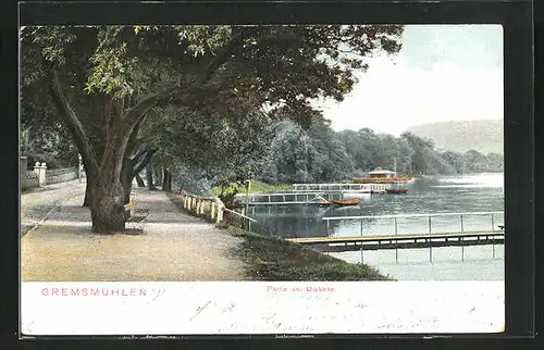 AK Gremsmühlen, Partie am Dieksee