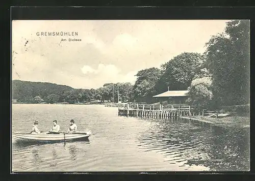 AK Gremsmühlen, Ruderpartie am Dieksee