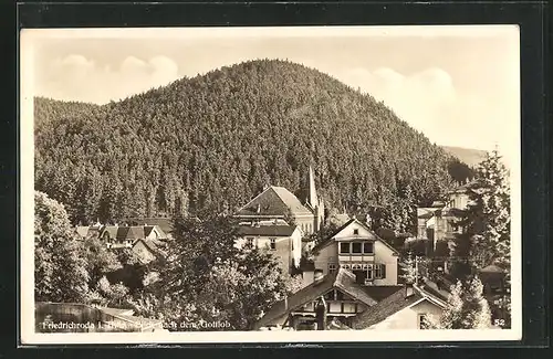 AK Friedrichroda i. Thür., Blick nach dem Gottlob