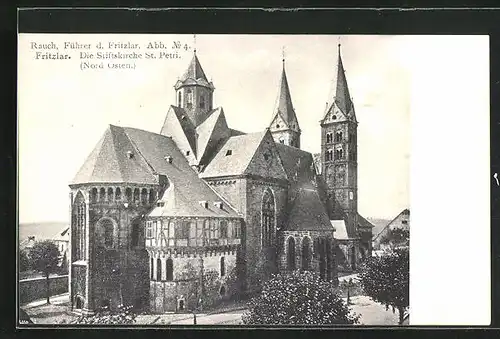 AK Fritzlar, Stiftskirche St. Petri, Ansicht von Nordosten