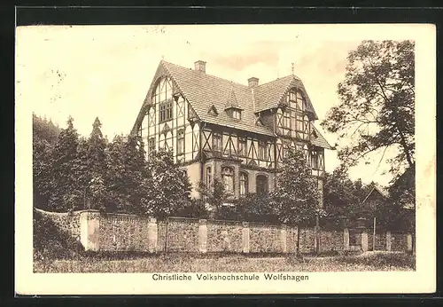 AK Wolfshagen, Christliche Volkshochschule
