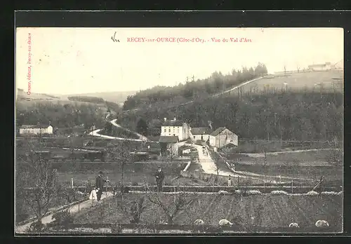 AK Recey-sur-Ource, Vue du Val d`Ars