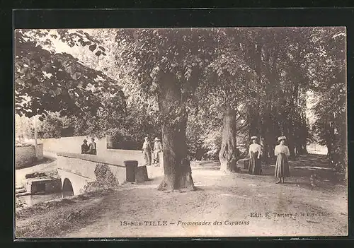 AK Is-sur-Tille, Promenades des Capucins