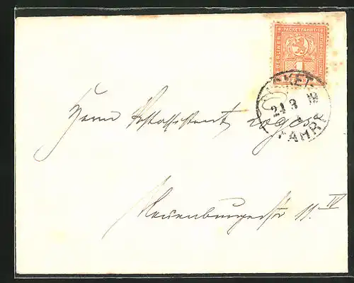 Briefumschlag der Privaten Stadtpost