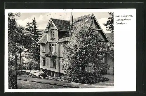 AK Hahnenklee / Oberharz, Hotel Haus Sonneck