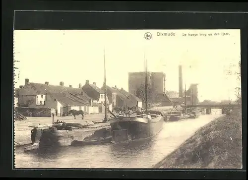 AK Dixmude, De hoog brug en den Ijser