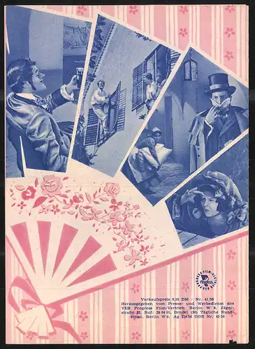 Filmprogramm PFI Nr. 41 /56, Liliomfi, Ivan Darvas, Mariann Krencsei, Margit Dayka, Regie: Karoly Makk