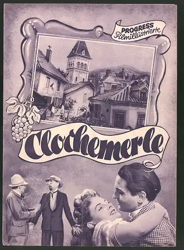 Filmprogramm PFI, Clochemerle, Simone Michels, Max Dalban, Saturnin Fabre, Maximilienne