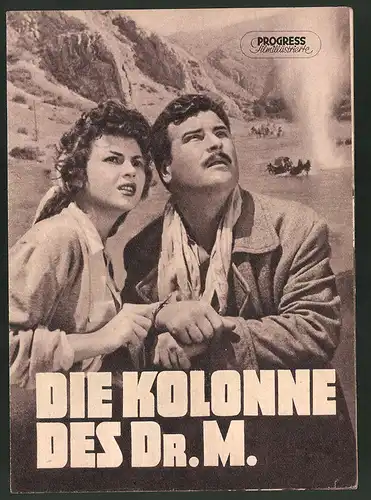 Filmprogramm PFI Nr. 58 /56, Die Kolonne des Dr. M., Nadja Poderegin, Severin Bijelic, Regie: Zivorad Mitrovic