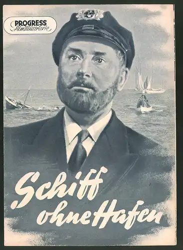 Filmprogramm PFI, Schiff ohne Hafen, Pierre Brasseur, Jean-Pierre Grenier, Jean Mercure, Regie: Louis Daquin