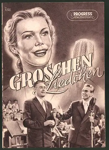 Filmprogramm PFI Nr. 8 /54, Groschen Liedchen, Frantisek Hanus, Robert Vrchota, Regie: Rudolf Myzet