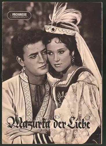 Filmprogramm PFI Nr. 47 /57, Mazurka der Liebe, Bert Fortell, Albert Garbe, Eberhard Krug, Regie: Hans Müller