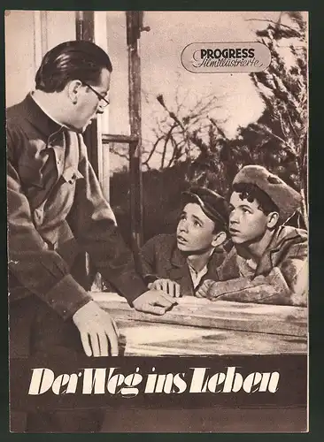 Filmprogramm PFI Nr. 35 /57, Der Weg ins Leben, W. Jemeljanow, N. Pokotilo, Regie: A. Massljukow