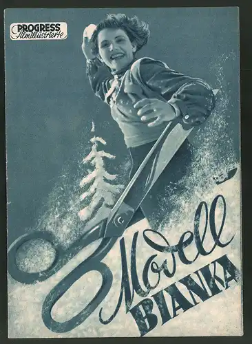 Filmprogramm PFI, Modell Bianka, Gerda Falk, Fritz Wagner, Werner Peters, Regie: Richard Groschopp