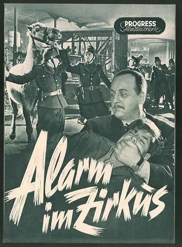 Filmprogramm PFI Nr. 47 /54, Alarm im Zirkus, Erwin Geschonneck, Uwe Jens Pape, Karl Kendzia, Regie: Gerhard Klein