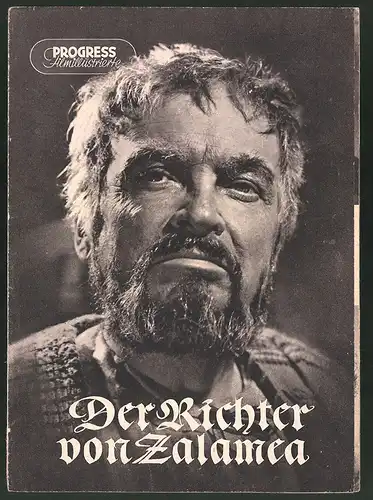 Filmprogramm PFI Nr. 31 /56, Der Richter von Zalamea, H. J. Büttner, Albert Garbe, Regie: Martin Hellberg