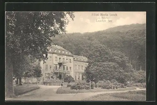 AK Laacher See bei Niedermendig, Hôtel Maria Laach