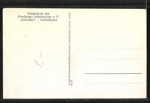 AK Kellenhusen, Kinderheim des Hamburger Schulvereins e. V. Kaiserhof